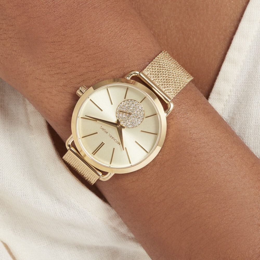 Montre Michael Kors Portia Champagne - Montres étanches Femme | Marc Orian