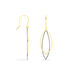 Boucles D'oreilles Pendantes Anila Gouttes Or Bicolore - Pendantes Femme | Marc Orian