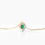 Collier Lydia Or Jaune Emeraude - Colliers avec pierres Femme | Marc Orian