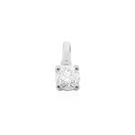 Pendentif Victoria Or Blanc Diamant - Pendentifs Femme | Marc Orian