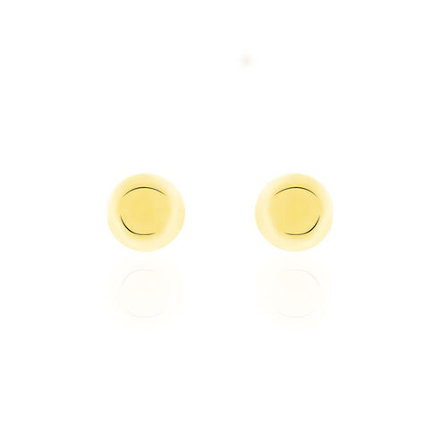 Boucles D'oreilles Puces Fidelia Boule Or Jaune - Puces Femme | Marc Orian