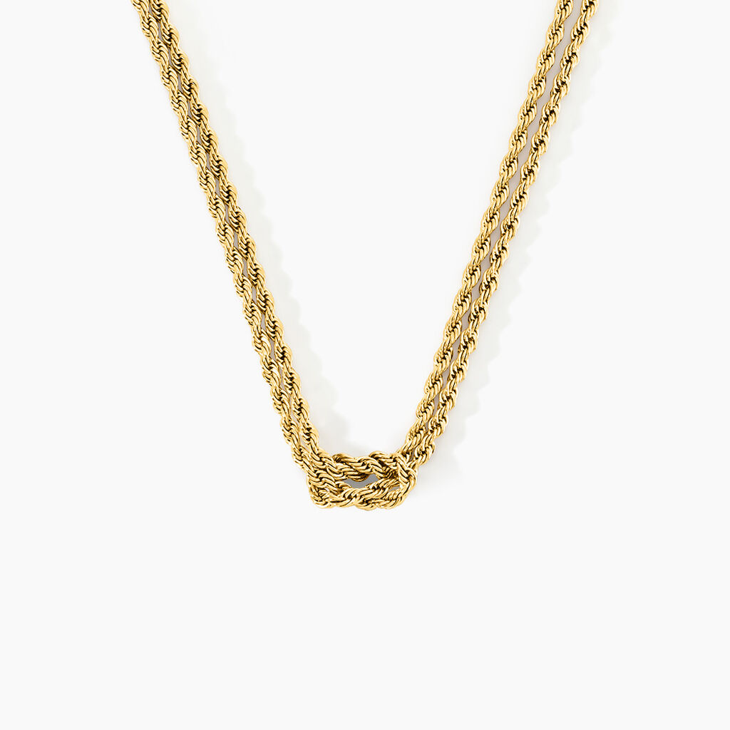 Collier Charleen Acier Jaune - Colliers fantaisie Femme | Marc Orian