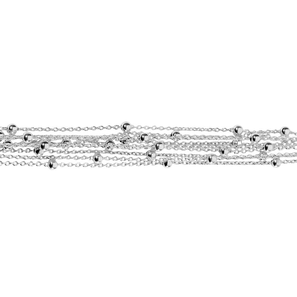 Bracelet Philou Argent Blanc - Bracelets fantaisie Femme | Marc Orian