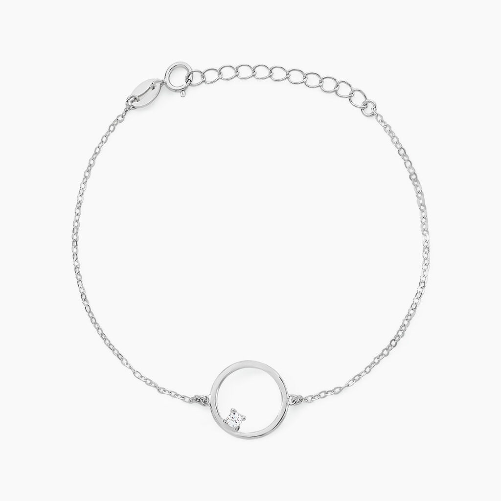 Bracelet Anas Argent Blanc Oxyde De Zirconium - Bracelets chaînes Femme | Marc Orian