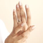 Bague Cramitia Or Tricolore Diamant - Parures de mariage Femme | Marc Orian