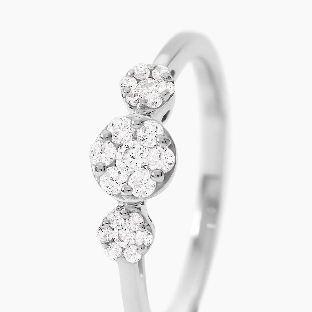 Bague Acil Argent Blanc Oxyde De Zirconium - Bijoux fantaisie Femme | Marc Orian