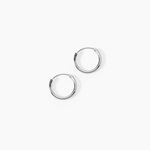 Cr&eacute;oles Argent Blanc Olympia - Cr&eacute;oles Femme | Marc Orian