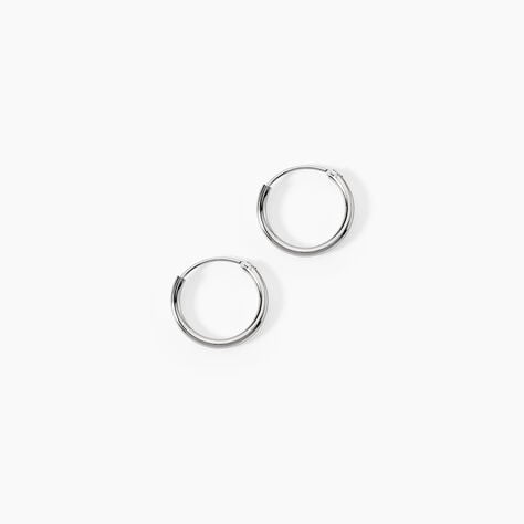 Cr&eacute;oles Argent Blanc Olympia - Cr&eacute;oles Femme | Marc Orian