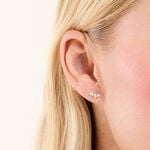 Boucles D'Oreilles Puces Astrea Or Jaune Oxyde De Zirconium - Puces Femme | Marc Orian