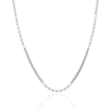 Collier Melodie Argent Blanc - Colliers Femme | Marc Orian
