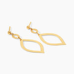 Boucles D'Oreilles Pendantes Genghis Or Jaune - Pendantes Femme | Marc Orian