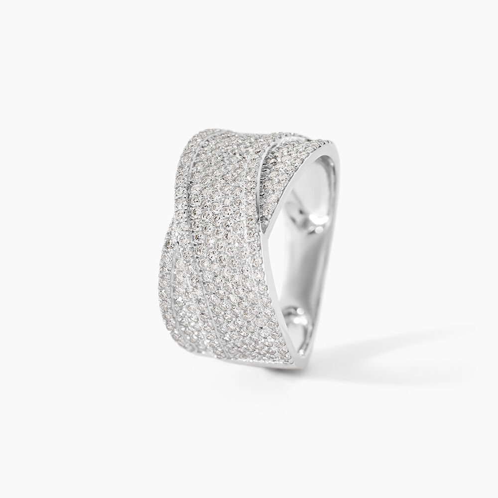 Bague Elyne Or Blanc Diamant - Parures de mariage Femme | Marc Orian