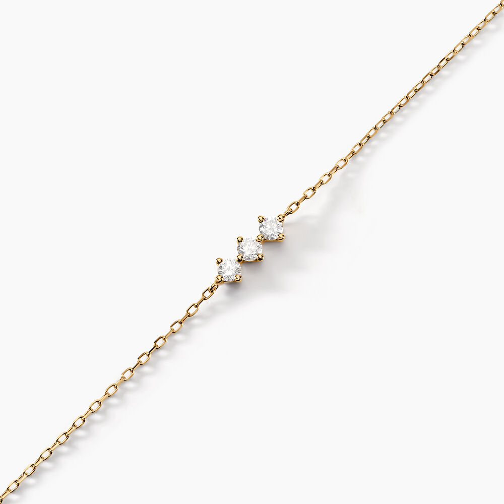 Bracelet Graziano Or Jaune Diamant Synthétique - Bracelets chaînes Femme | Marc Orian