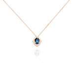 Collier Janna Or Rose Topaze Et Oxyde De Zirconium - Colliers avec pierres Femme | Marc Orian