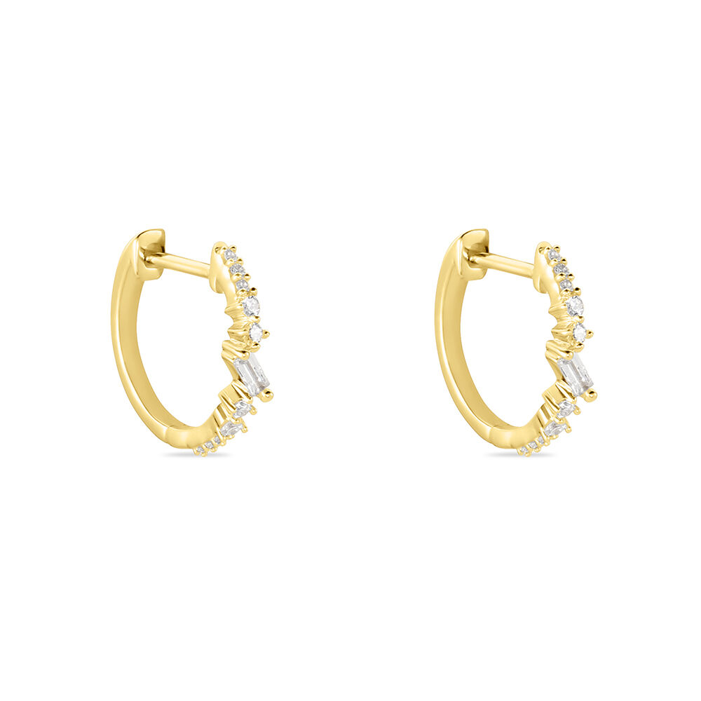 Créoles Joy Or Jaune Diamant -  Femme | Marc Orian