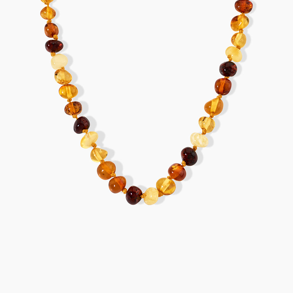 Collier Bebe Argent Blanc Moisha Ambres - Colliers avec pierres Enfant | Marc Orian