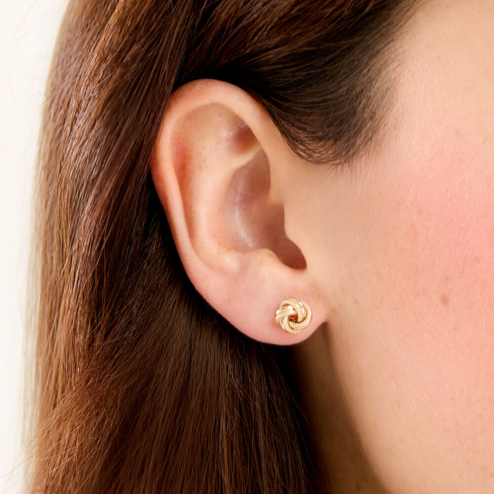 Boucles D'Oreilles Pendantes Fiore Or Jaune - Pendantes Femme | Marc Orian