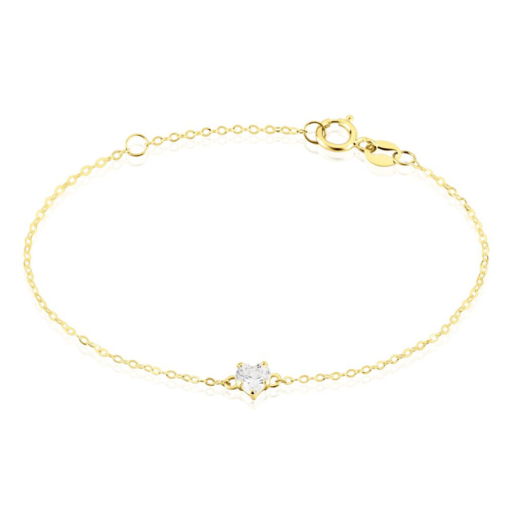 Bracelet Or Jaune Ava Oxyde De Zirconium - Bracelets chaînes Enfant | Marc Orian
