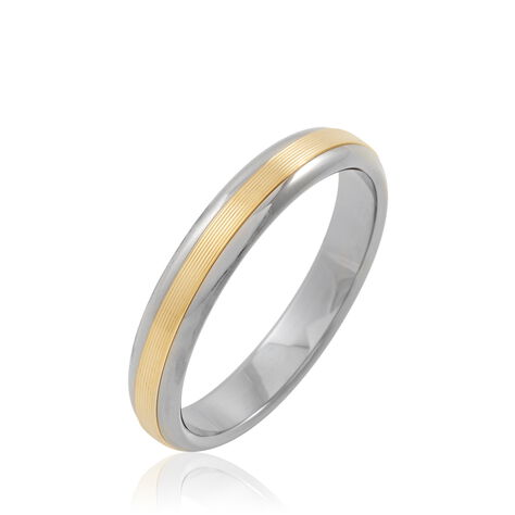 Alliance Len Demi Jonc Classique Or Bicolore - Alliances duo Unisex | Marc Orian