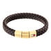 Bracelet Tommy Hilfiger Round Braided Cuir De Veau Marron - Bracelets cuir Homme | Marc Orian