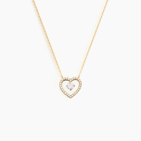 Collier Cortney Or Jaune Oxyde De Zirconium - Colliers avec pierres Femme | Marc Orian