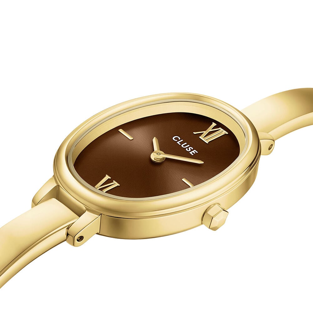 Montre Cluse L'Ovale Marron - Montres &eacute;tanches Femme | Marc Orian