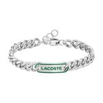 Bracelet Lacoste District Acier Blanc - Bracelets cha&icirc;nes Homme | Marc Orian
