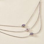 Collier Argent Blanc Blossom Oxyde De Zirconium - Colliers avec pierres Femme | Marc Orian