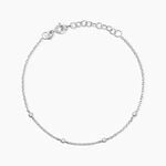 Bracelet Kaiko Argent Blanc Oxyde De Zirconium - Bracelets fantaisie Femme | Marc Orian