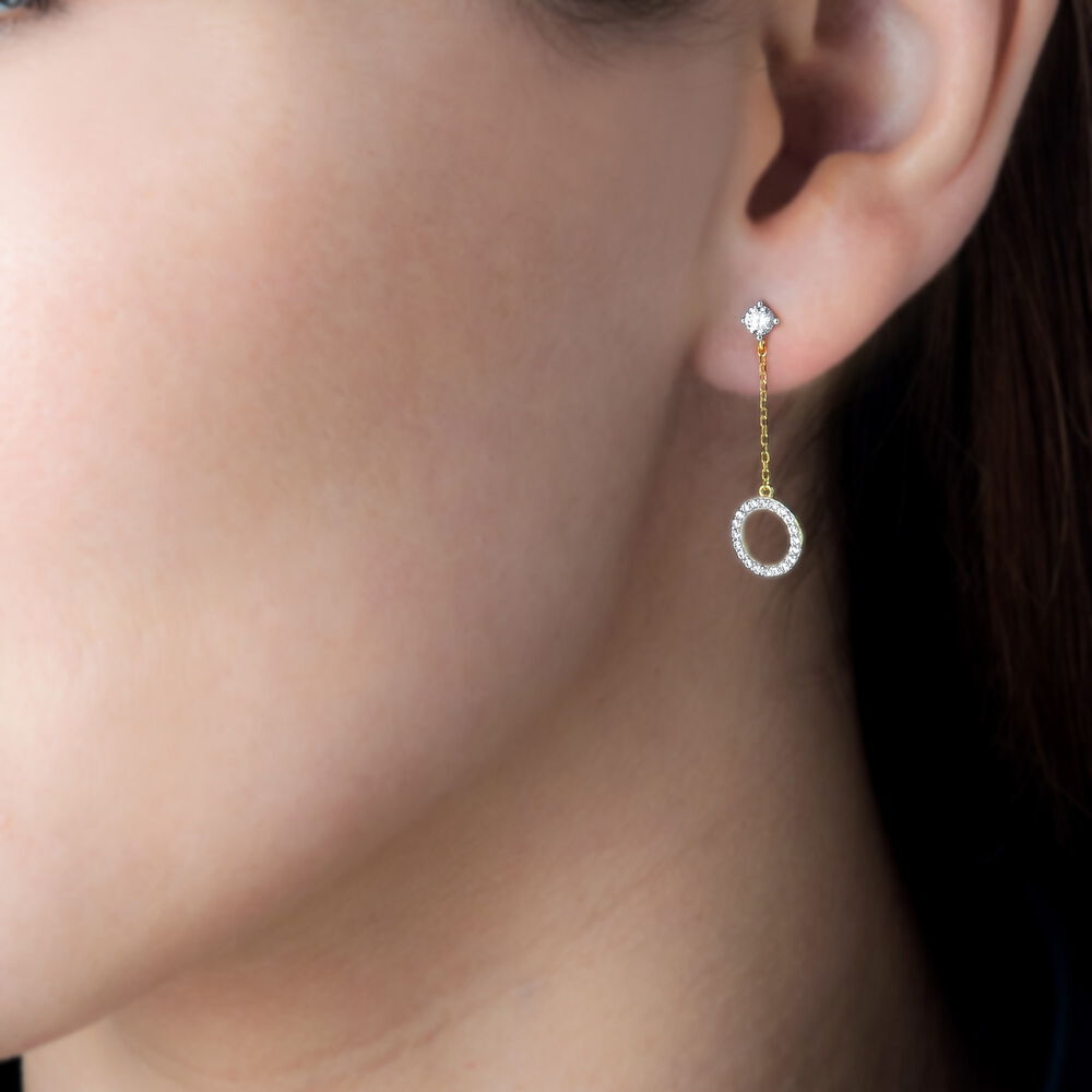 Boucles D'oreilles Puces Lim Or Jaune  - Puces Femme | Marc Orian