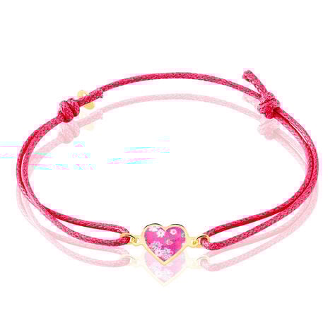 Bracelet Axelle Coeur Liberty Or Jaune - Bracelets cordons Enfant | Marc Orian