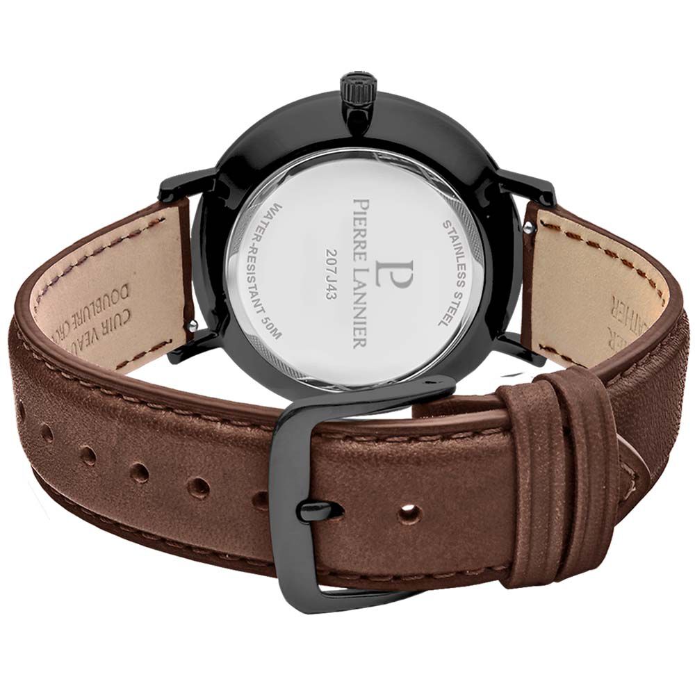 Montre Pierre Lannier Echo Noir - Montres classiques Homme | Marc Orian