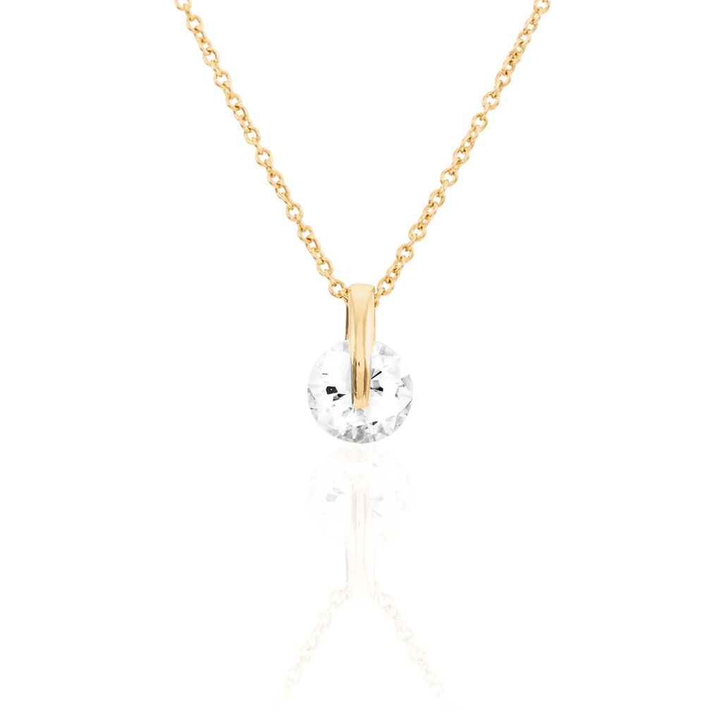 Collier Nelina Plaqué Or Jaune Oxyde De Zirconium - Colliers avec pierres Femme | Marc Orian
