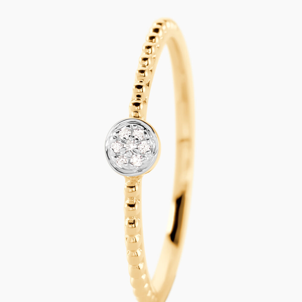 Bague Aqsa Or Jaune Diamant - Parures de mariage Femme | Marc Orian