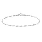 Bracelet Izar Torsadee Or Blanc - Bracelets cha&icirc;nes Femme | Marc Orian
