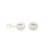 Boucles D'oreilles Puces Suki Or Jaune Perle De Culture - Boucles d'oreilles mariage Femme | Marc Orian