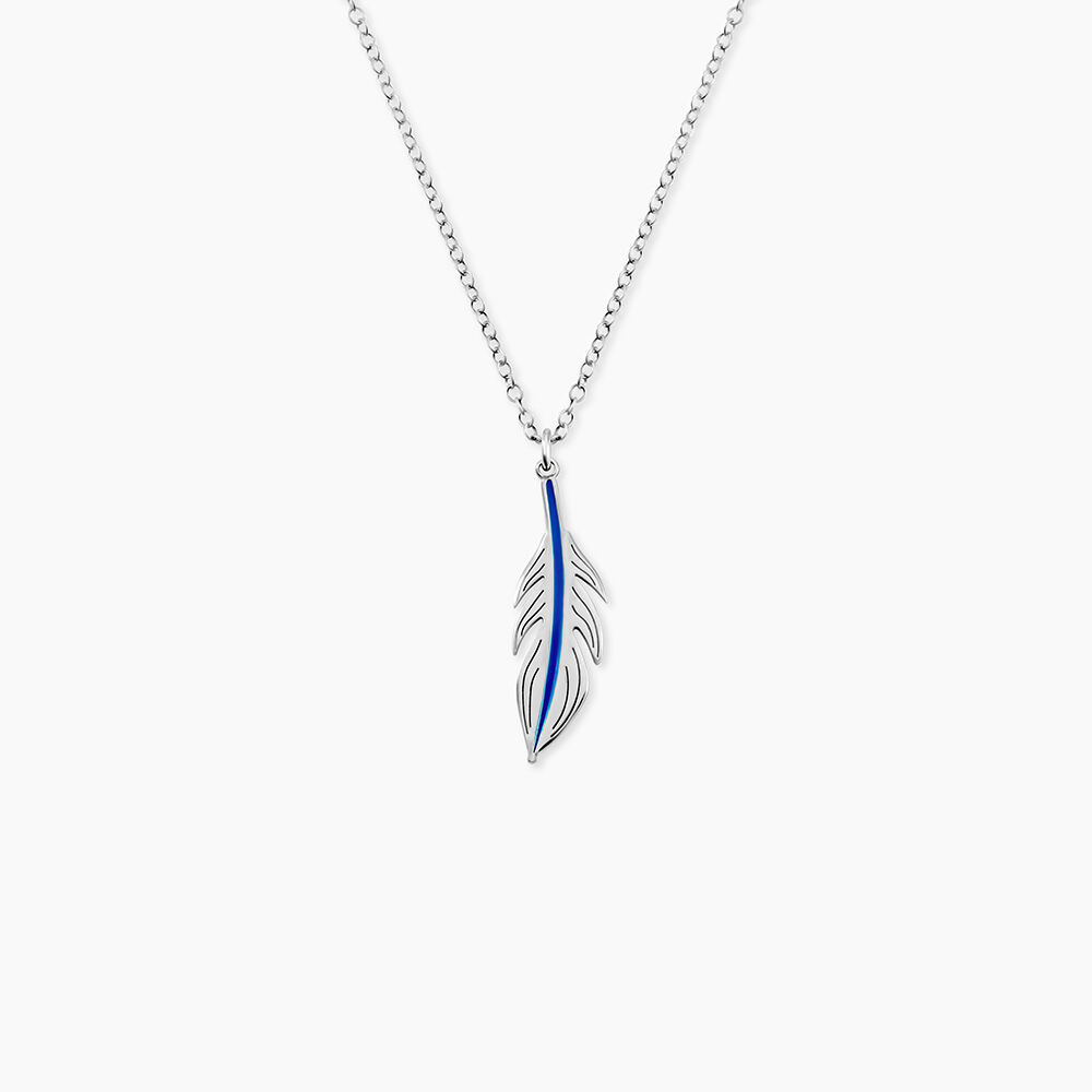 Collier Argent Blanc Stieg - Colliers fantaisie Femme | Marc Orian