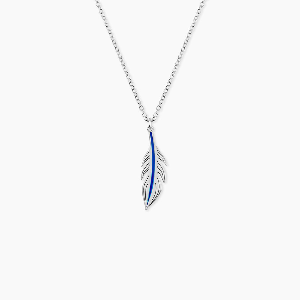 Collier Argent Blanc Stieg - Colliers fantaisie Femme | Marc Orian