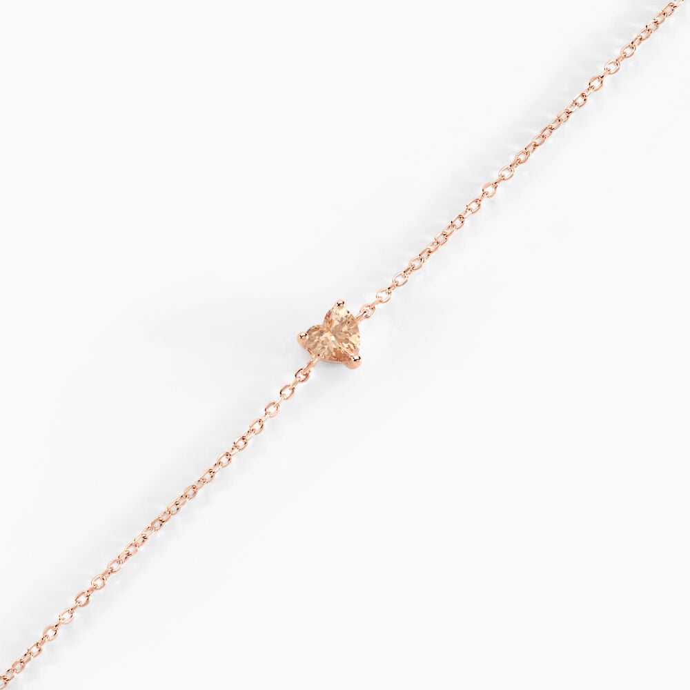 Bracelet Kelvyn Argent Rose Oxyde De Zirconium - Bracelets fantaisie Femme | Marc Orian