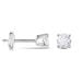 Boucles D'oreilles Puces Victoria Or Blanc Diamant - Puces Femme | Marc Orian