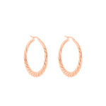 Cr&eacute;oles Asael Argent Rose - Cr&eacute;oles Femme | Marc Orian