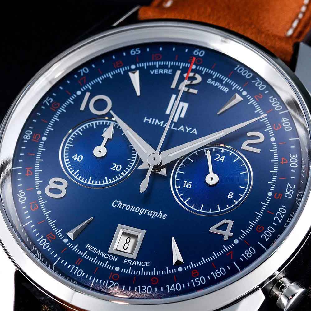 Montre Lip Himalaya Chrono Bleu - Montres classiques Homme | Marc Orian