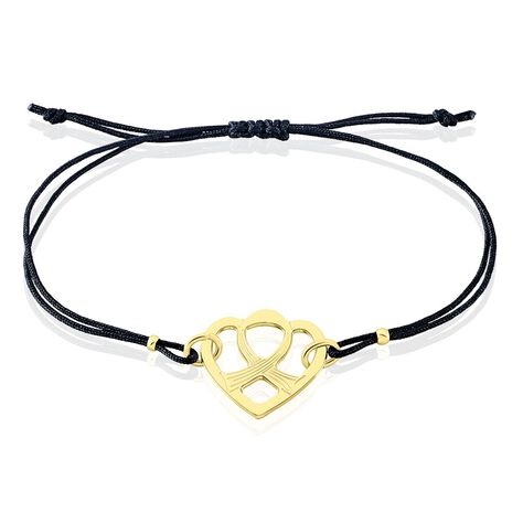 Bracelet Solidaire Lutte Contre Le Cancer Laiton Doré - Bracelets cordons Femme | Marc Orian