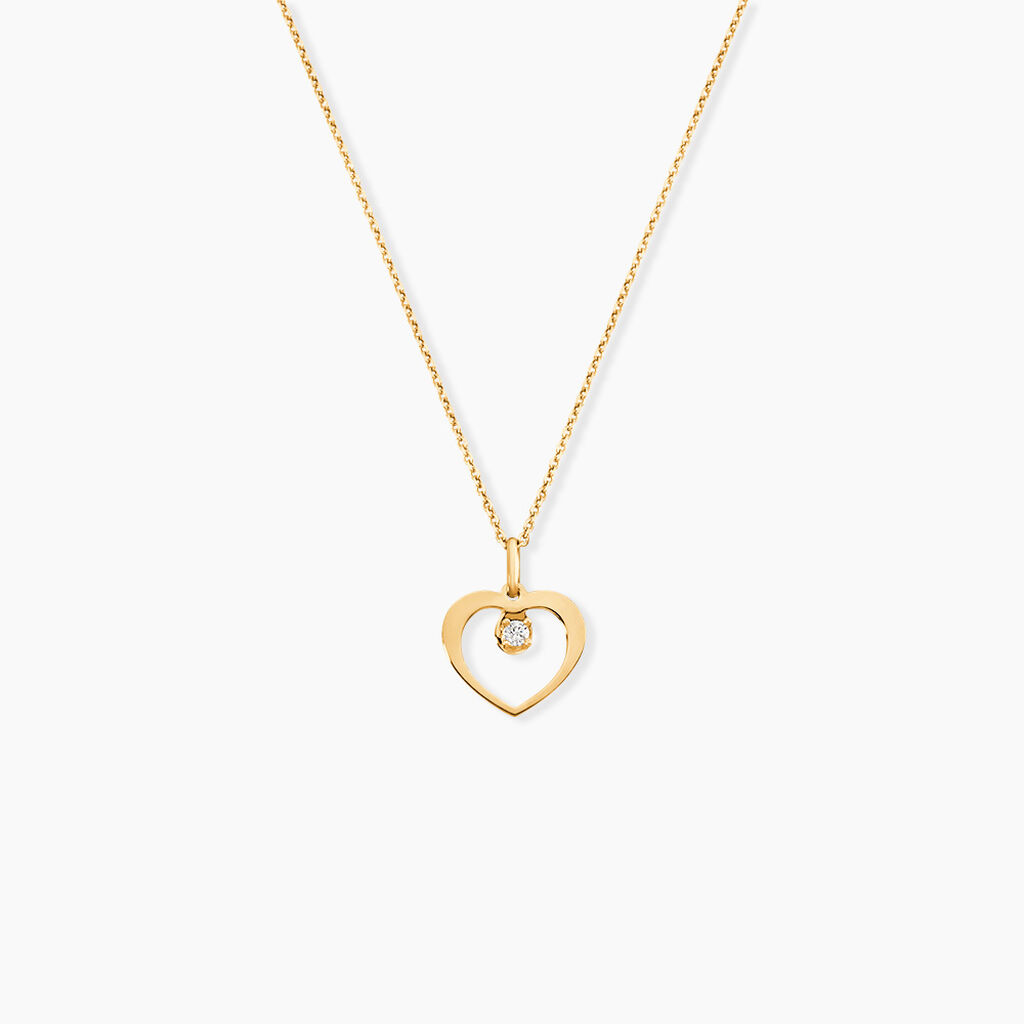 Collier Rohanna Or Jaune Oxyde De Zirconium - Colliers avec pierres Femme | Marc Orian