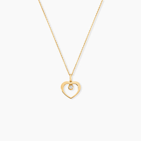 Collier Rohanna Or Jaune Oxyde De Zirconium - Colliers avec pierres Femme | Marc Orian
