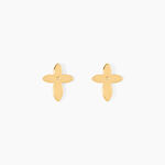 Boucles D'Oreilles Puces Lavonne Or Jaune - Puces Femme | Marc Orian