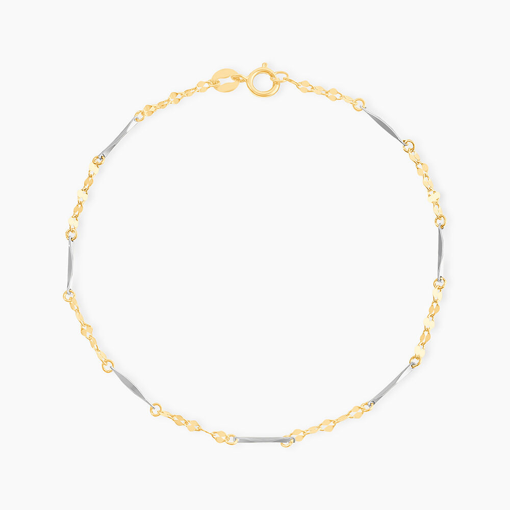 Bracelet Peyronne Or Bicolore - Bracelets chaînes Femme | Marc Orian