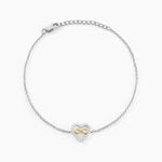 Bracelet Floe Or Jaune Argent Blanc Oxyde De Zirconium - Bracelets cha&icirc;nes Femme | Marc Orian