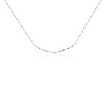Collier Selina Or Blanc Diamant - Colliers avec pierres Femme | Marc Orian