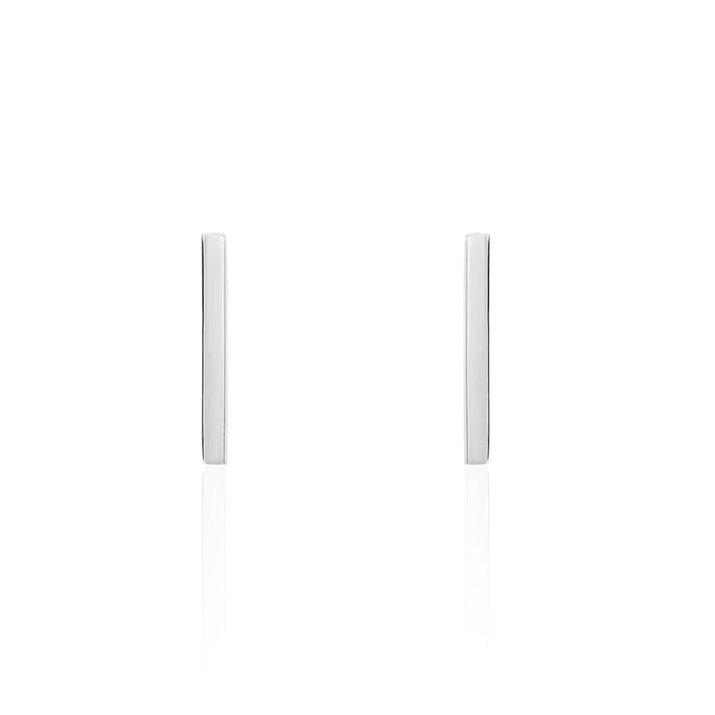 Boucles D'oreilles Puces Tullia Argent Blanc - Puces Femme | Marc Orian